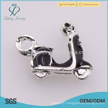 Cute black motorcycle charm cheap wholesale fashion jewelry for men